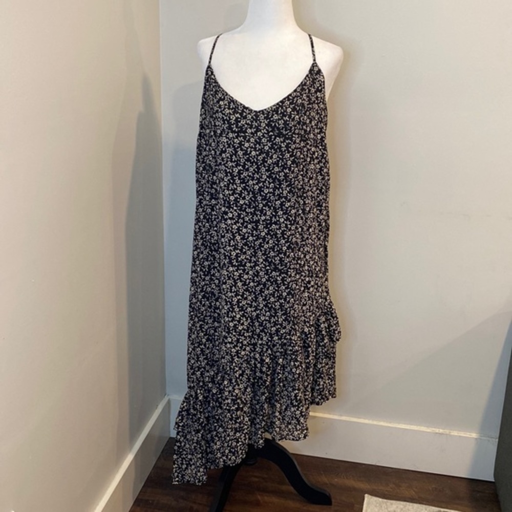 Dex‎ Floral Asymmetrical Dress